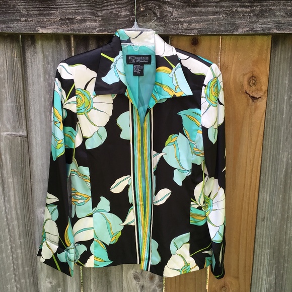 Russell Scott Jackets & Blazers - Silk Floral Jacket